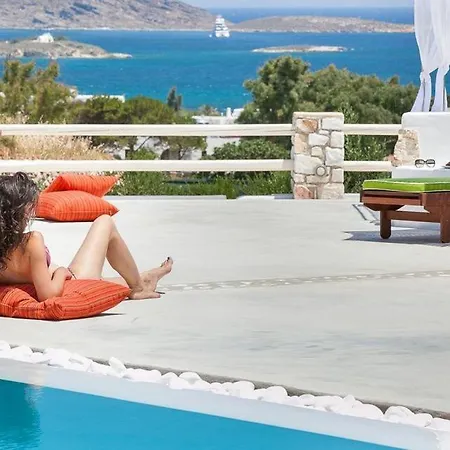 Villa Luxury Paros 2 Bedrooms Royalty Beautiful Sea Views